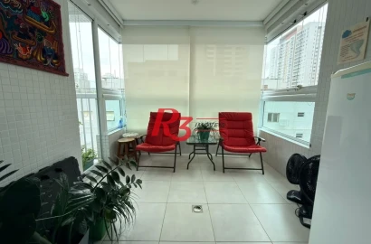 Apartamento com 1 dormitório à venda, 60 m² por R$ 640.000,00 - José Menino - Santos/SP
