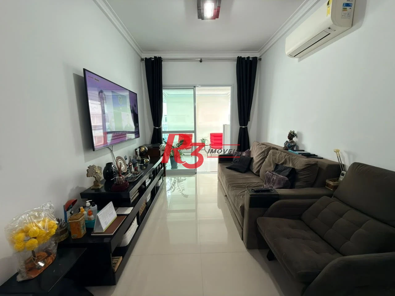 Apartamento com 1 dormitório à venda, 60 m² por R$ 640.000,00 - José Menino - Santos/SP