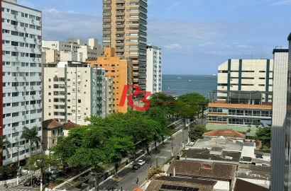 Apartamento com 3 dormitórios à venda, 141 m² por R$ 2.060.000,00 - Aparecida - Santos/SP