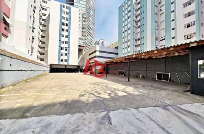 Terreno, 609 m² - venda por R$ 8.500.000,00 ou aluguel por R$ 23.537,59/mês - Pompéia - Santos/SP