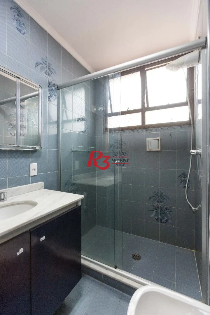 Apartamento com 3 dormitórios para alugar, 117 m² por R$ 8.000,00/mês - Boqueirão - Santos/SP