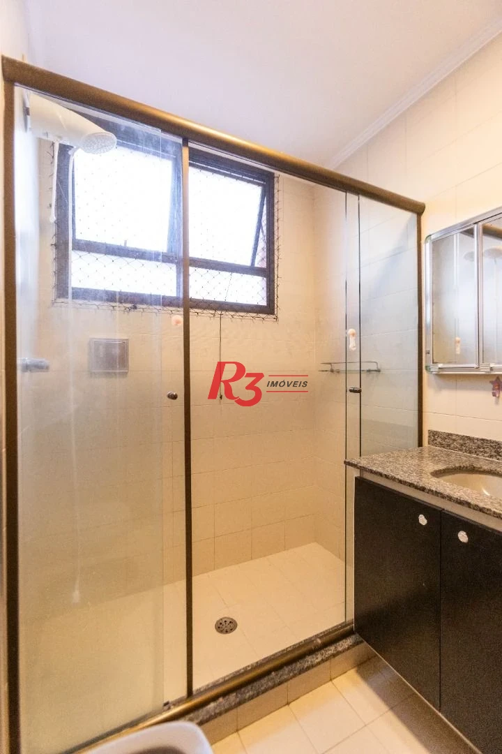 Apartamento com 3 dormitórios para alugar, 117 m² por R$ 8.000,00/mês - Boqueirão - Santos/SP
