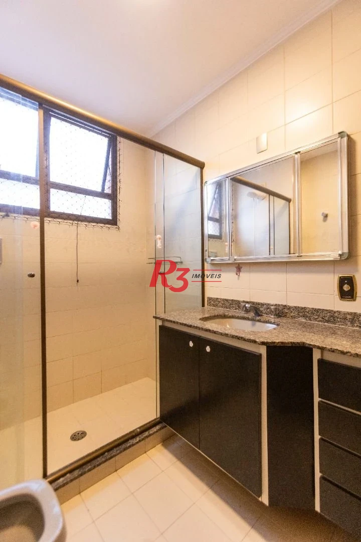 Apartamento com 3 dormitórios para alugar, 117 m² por R$ 8.000,00/mês - Boqueirão - Santos/SP