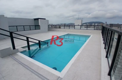 Apartamento com 2 dormitórios à venda, 59 m² por R$ 570.000,00 - Macuco - Santos/SP