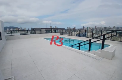 Apartamento com 2 dormitórios à venda, 59 m² por R$ 570.000,00 - Macuco - Santos/SP