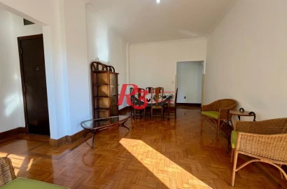 Apartamento com 2 dormitórios à venda, 100 m² por R$ 750.000,00 - Gonzaga - Santos/SP