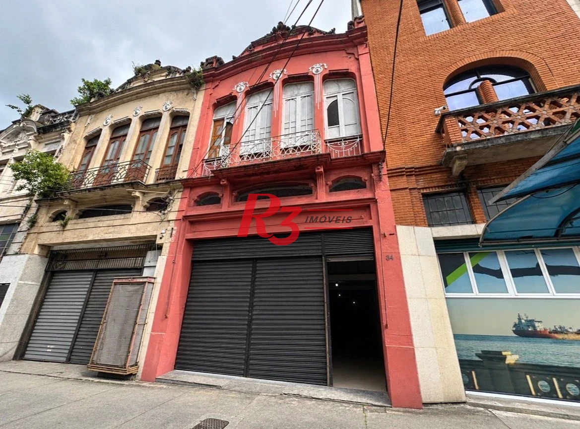 Galpão para alugar, 500 m² por R$ 9.150,00/mês - Centro - Santos/SP
