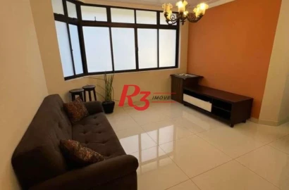 Apartamento com 3 dormitórios para alugar, 150 m² por R$ 6.600,00/mês - Aparecida - Santos/SP
