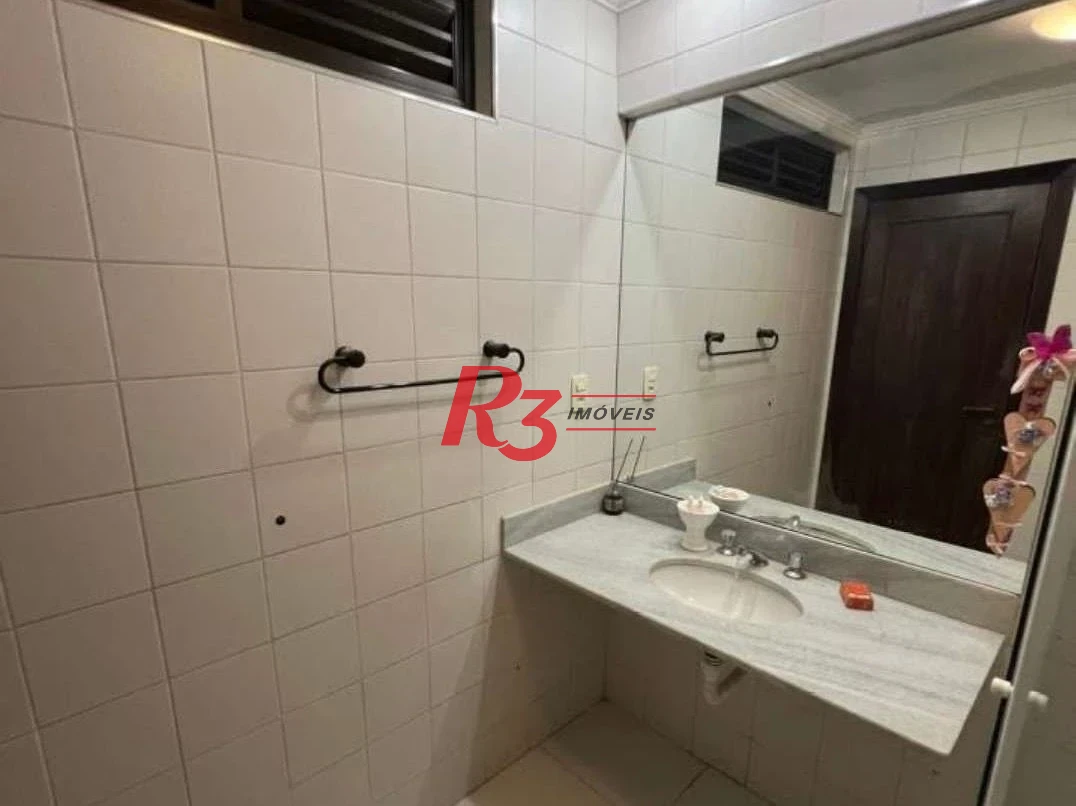 Apartamento com 3 dormitórios para alugar, 150 m² por R$ 6.600,00/mês - Aparecida - Santos/SP