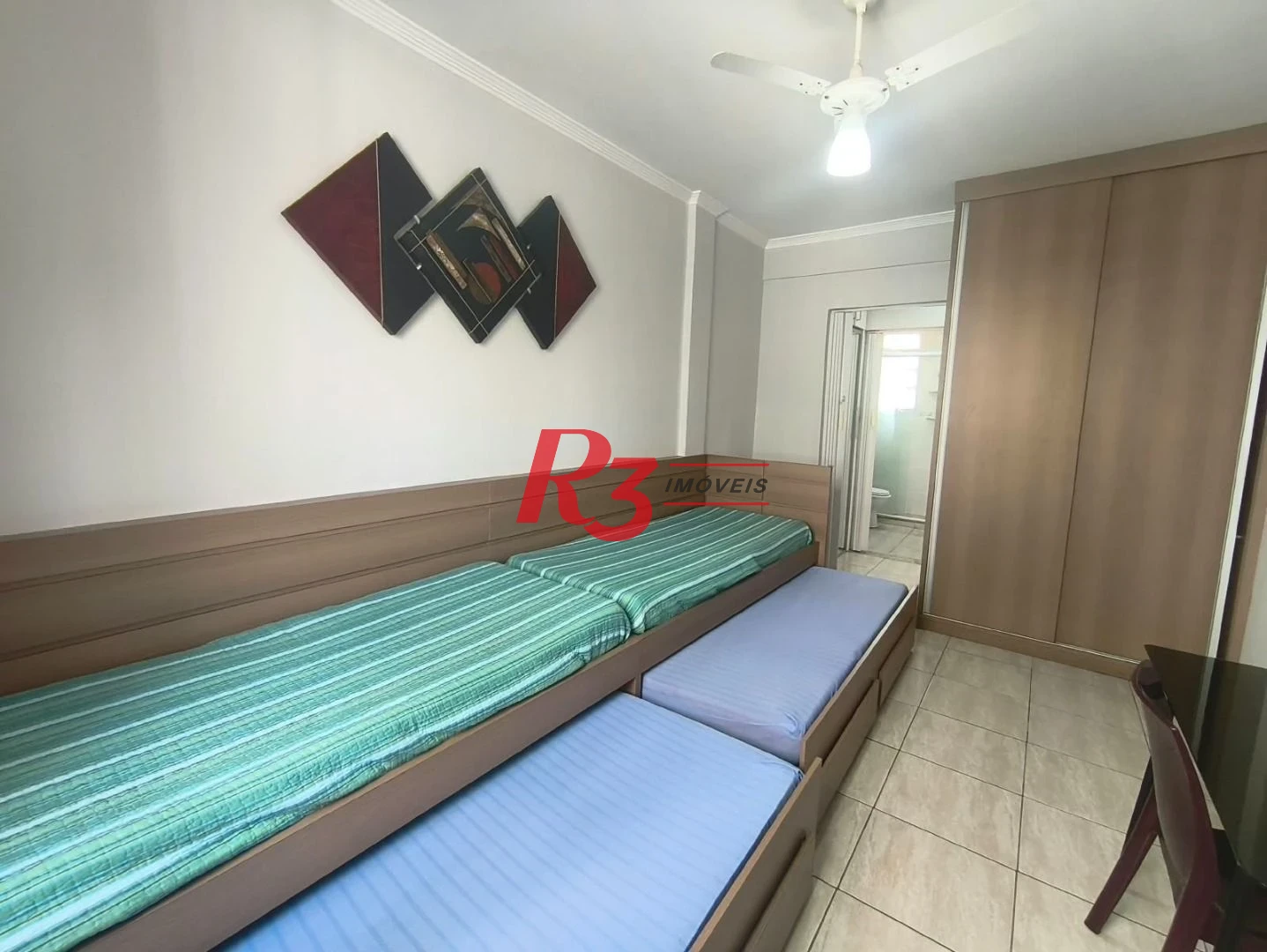 Apartamento com 1 dormitório para alugar, 44 m² por R$ 4.150,00/mês - José Menino - Santos/SP