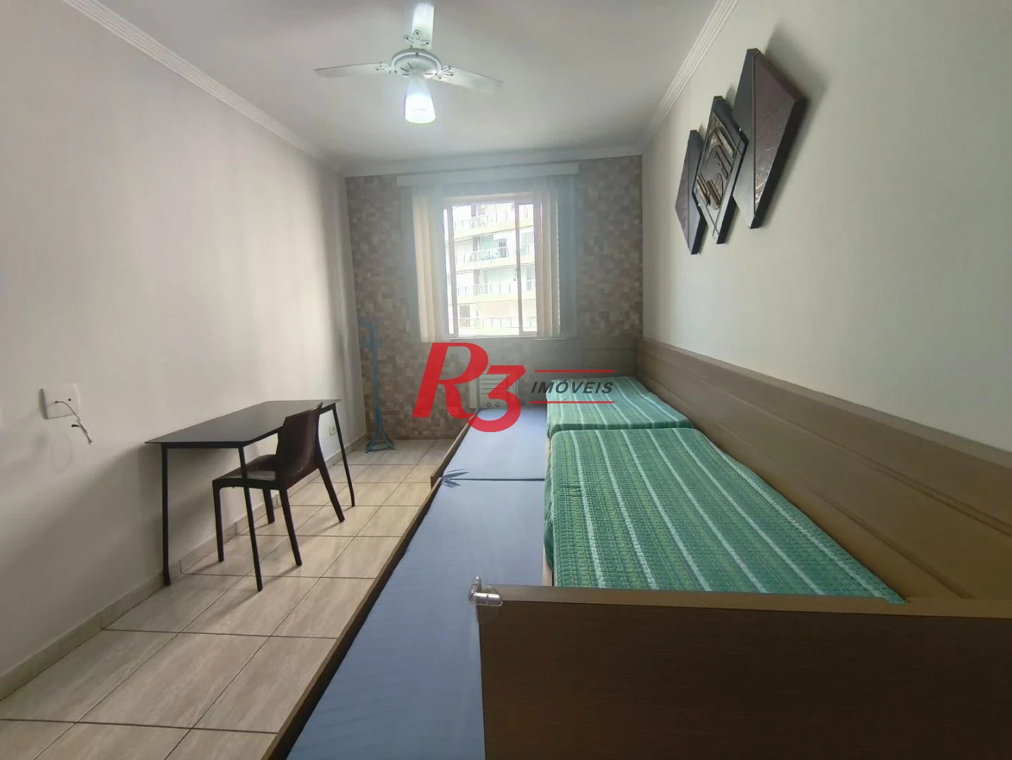 Apartamento com 1 dormitório para alugar, 44 m² por R$ 4.150,00/mês - José Menino - Santos/SP