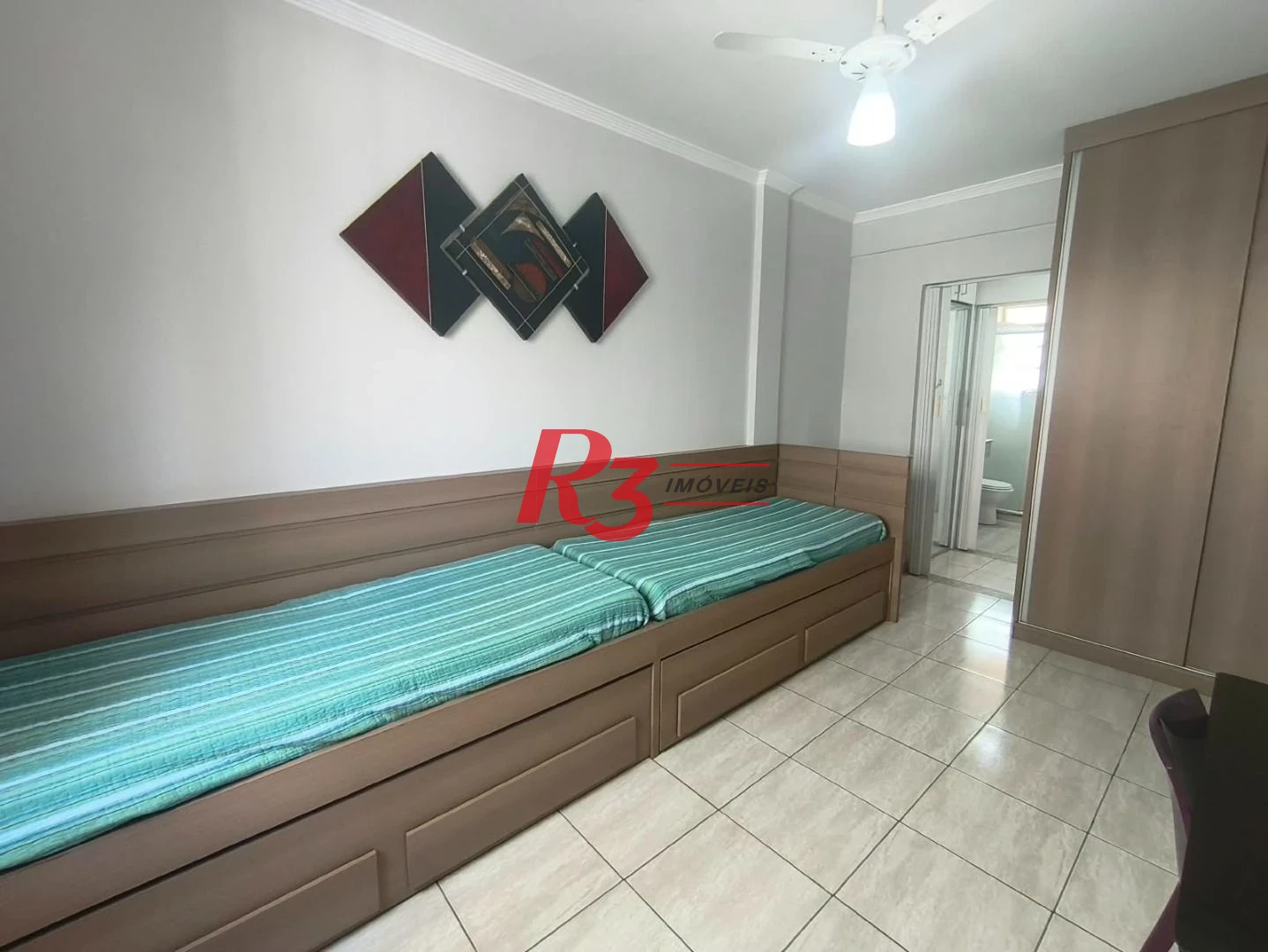 Apartamento com 1 dormitório para alugar, 44 m² por R$ 4.150,00/mês - José Menino - Santos/SP
