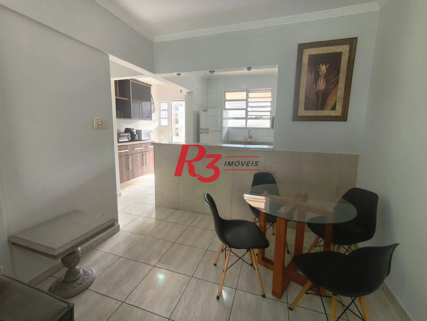 Apartamento com 1 dormitório para alugar, 44 m² por R$ 4.150,00/mês - José Menino - Santos/SP