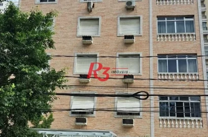 Apartamento com 2 dormitórios à venda, 121 m² por R$ 760.000,00 - Gonzaga - Santos/SP