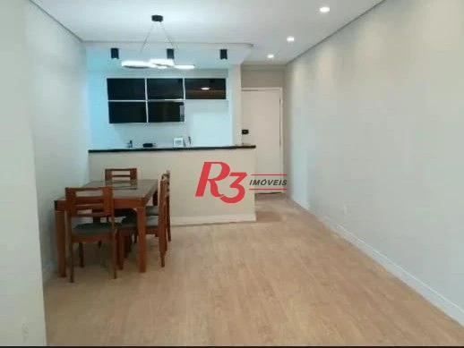 Apartamento com 3 dormitórios para alugar, 77 m² por R$ 5.600,00/mês - Ponta da Praia - Santos/SP