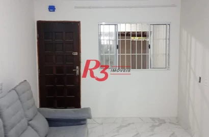 Casa com 2 dormitórios à venda, 55 m² por R$ 400.000,00 - Estuário - Santos/SP