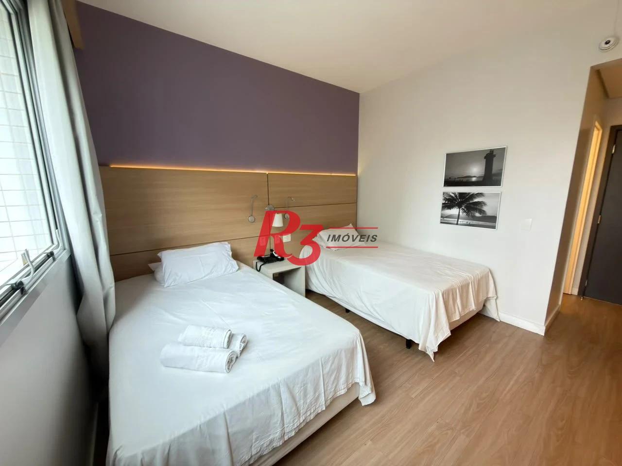 Flat com 1 dormitório à venda, 25 m² por R$ 415.000,00 - Gonzaga - Santos/SP