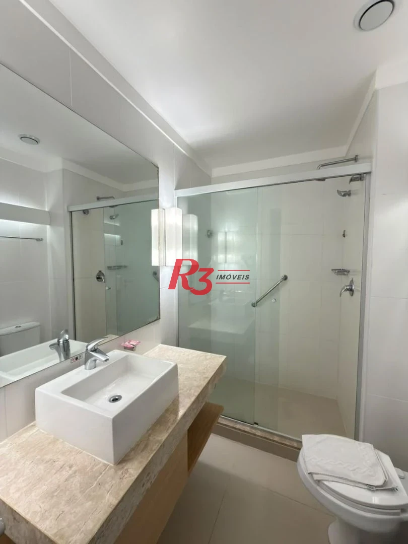 Flat com 1 dormitório à venda, 25 m² por R$ 415.000,00 - Gonzaga - Santos/SP