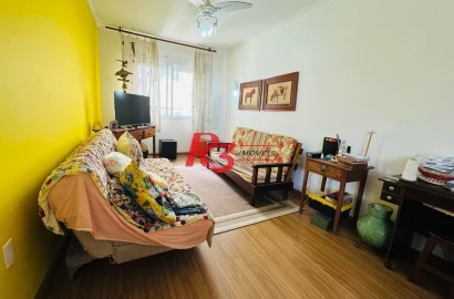 Apartamento com 1 dormitório à venda, 54 m² por R$ 400.000,00 - Pompéia - Santos/SP