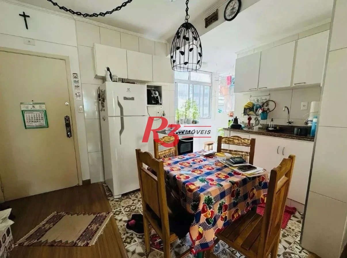 Apartamento com 1 dormitório à venda, 54 m² por R$ 400.000,00 - Pompéia - Santos/SP