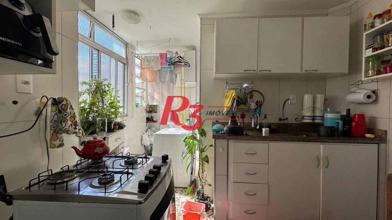 Apartamento com 1 dormitório à venda, 54 m² por R$ 400.000,00 - Pompéia - Santos/SP