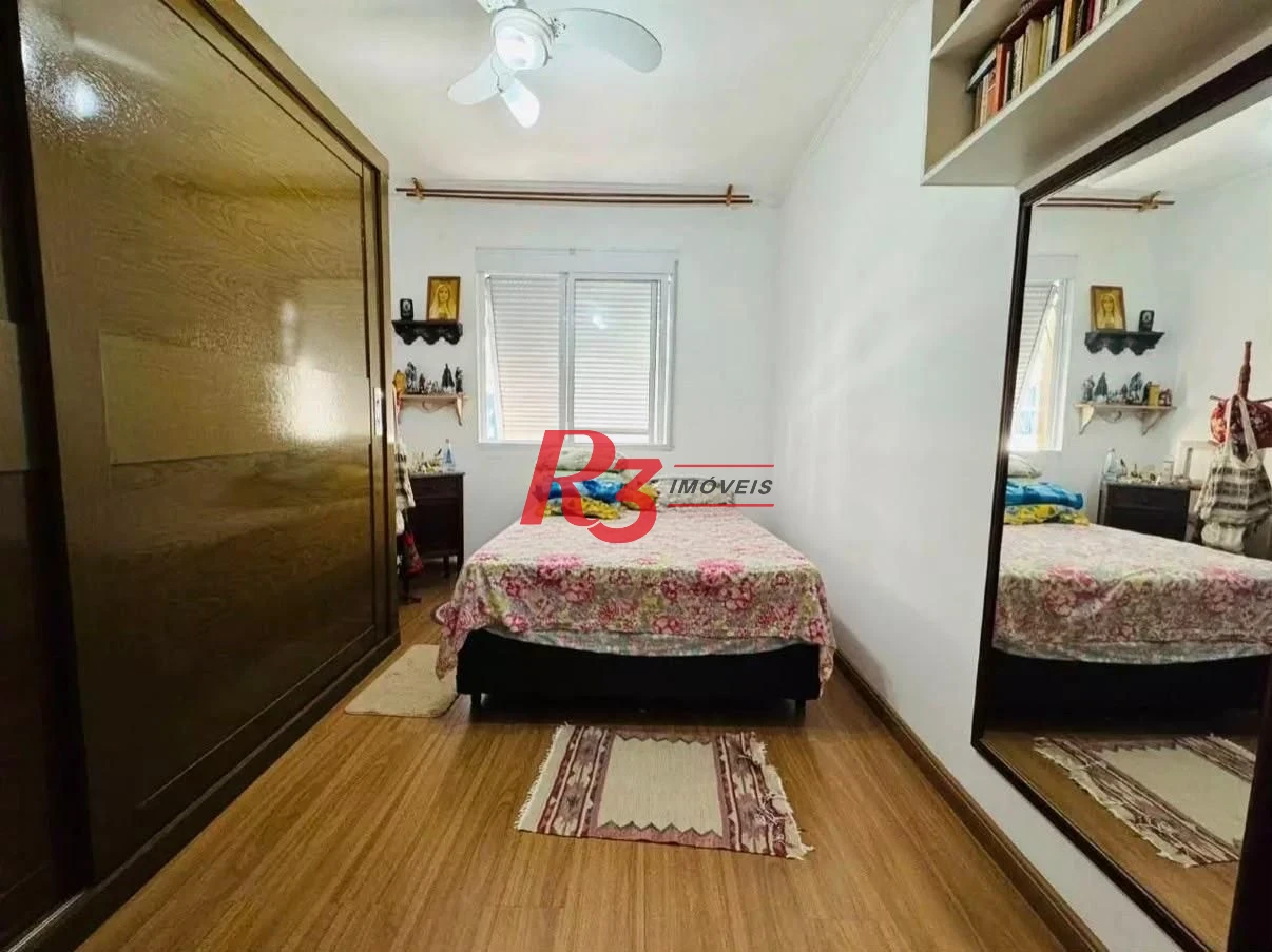 Apartamento com 1 dormitório à venda, 54 m² por R$ 400.000,00 - Pompéia - Santos/SP