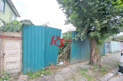 Terreno para alugar, 300 m² por R$ 6.000,00/mês - Marapé - Santos/SP