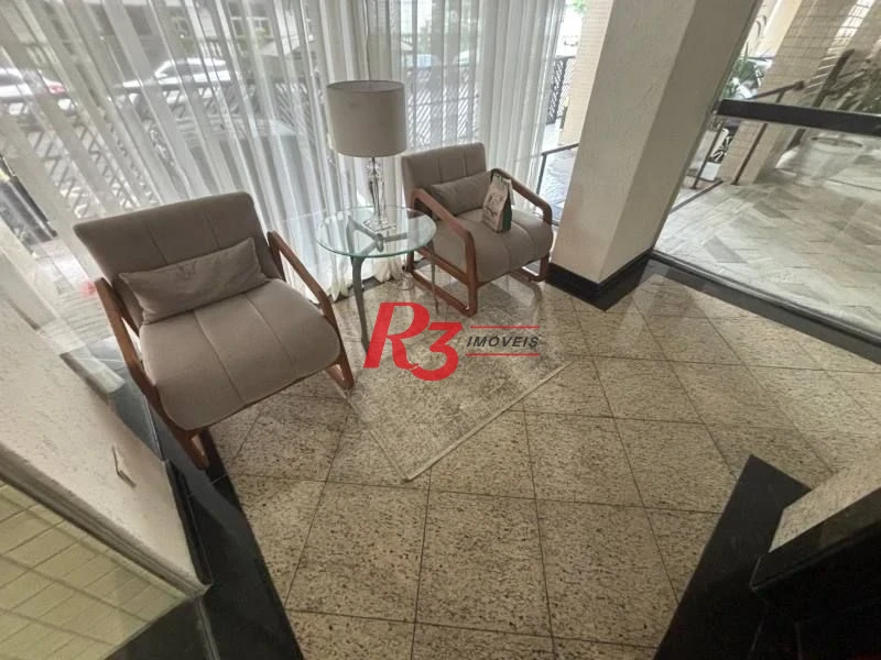 Apartamento com 2 dormitórios para alugar, 80 m² por R$ 3.500,00/mês - Aparecida - Santos/SP