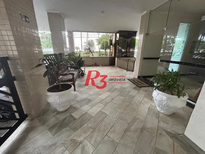 Apartamento com 2 dormitórios para alugar, 80 m² por R$ 3.500,00/mês - Aparecida - Santos/SP