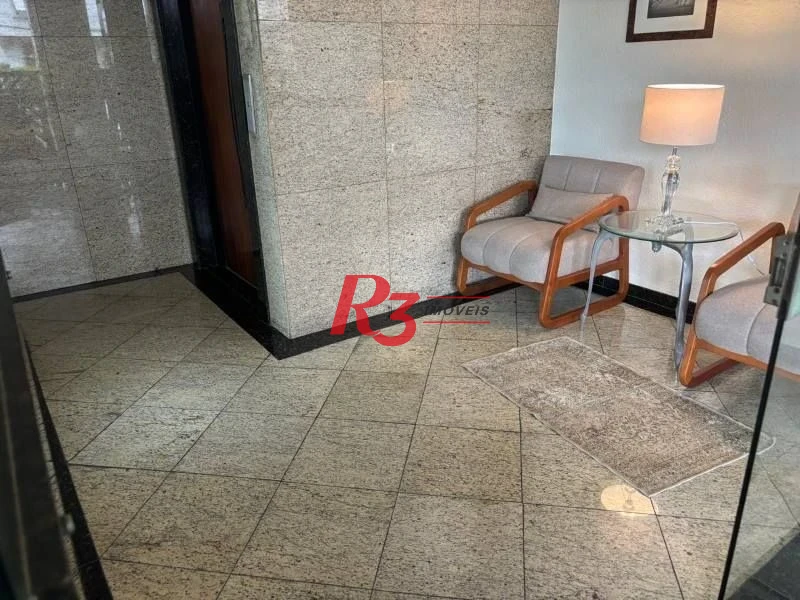 Apartamento com 2 dormitórios para alugar, 80 m² por R$ 3.500,00/mês - Aparecida - Santos/SP