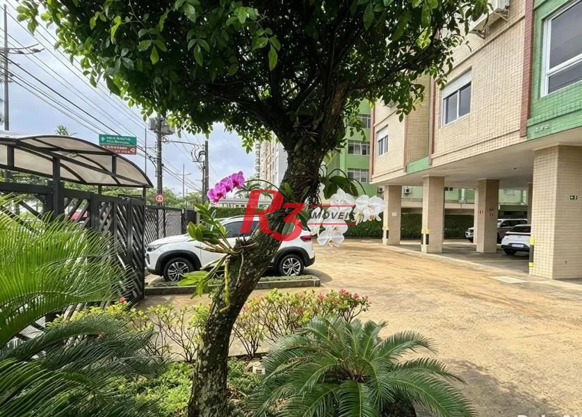 Apartamento com 2 dormitórios para alugar, 80 m² por R$ 3.500,00/mês - Aparecida - Santos/SP