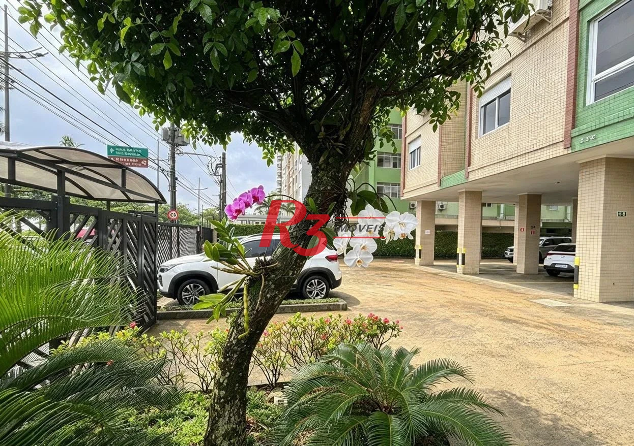 Apartamento com 2 dormitórios para alugar, 80 m² por R$ 3.500,00/mês - Aparecida - Santos/SP