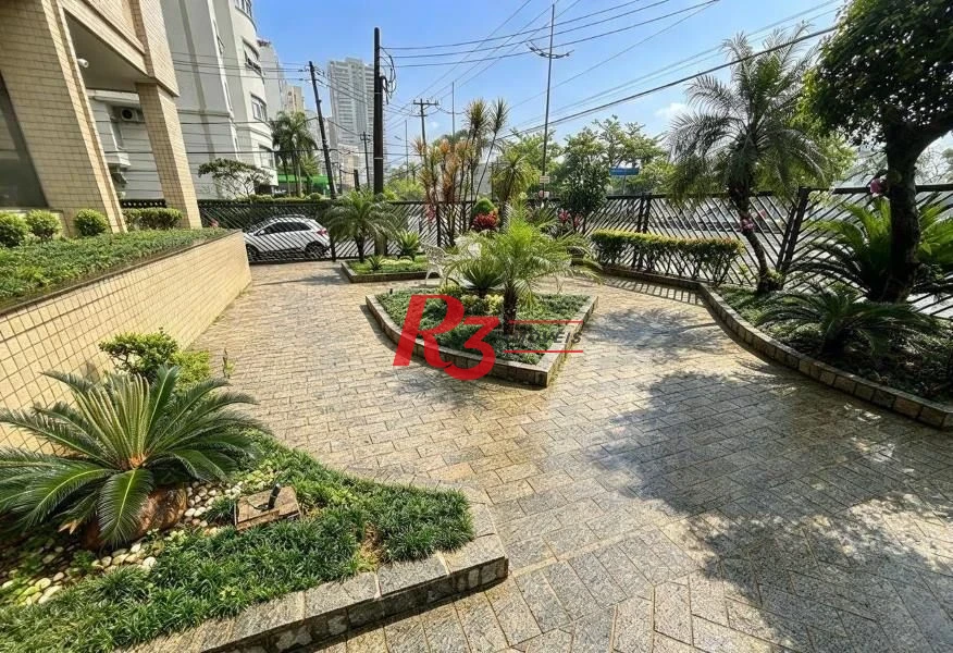 Apartamento com 2 dormitórios para alugar, 80 m² por R$ 3.500,00/mês - Aparecida - Santos/SP