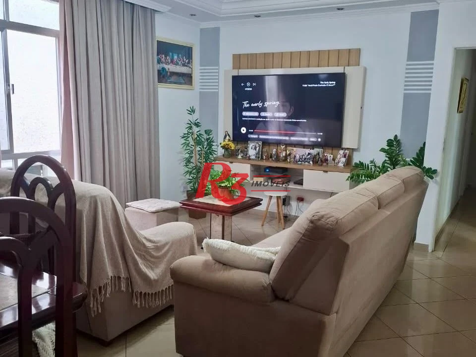 Apartamento com 3 dormitórios à venda, 108 m² por R$ 660.000,00 - Embaré - Santos/SP