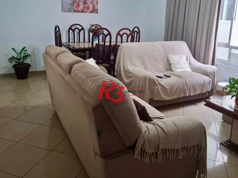 Apartamento com 3 dormitórios à venda, 108 m² por R$ 660.000,00 - Embaré - Santos/SP