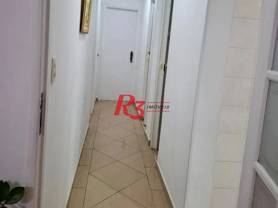 Apartamento com 3 dormitórios à venda, 108 m² por R$ 660.000,00 - Embaré - Santos/SP
