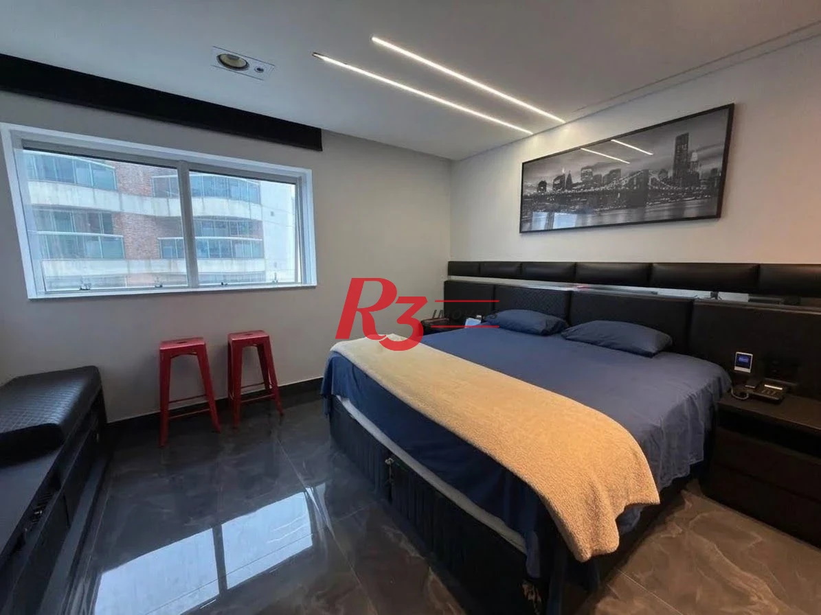 Studio com 1 dormitório à venda, 30 m² por R$ 460.000,00 - Gonzaga - Santos/SP