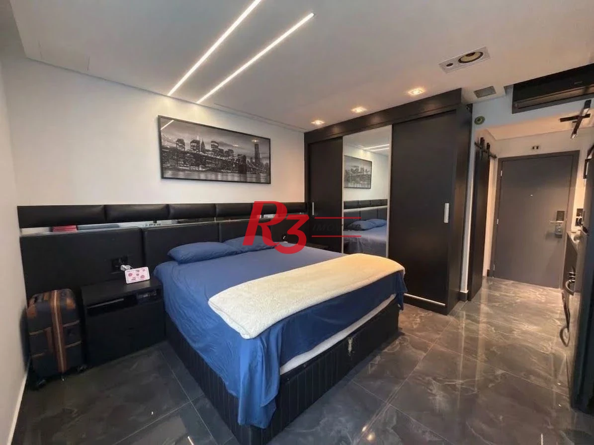 Studio com 1 dormitório à venda, 30 m² por R$ 460.000,00 - Gonzaga - Santos/SP