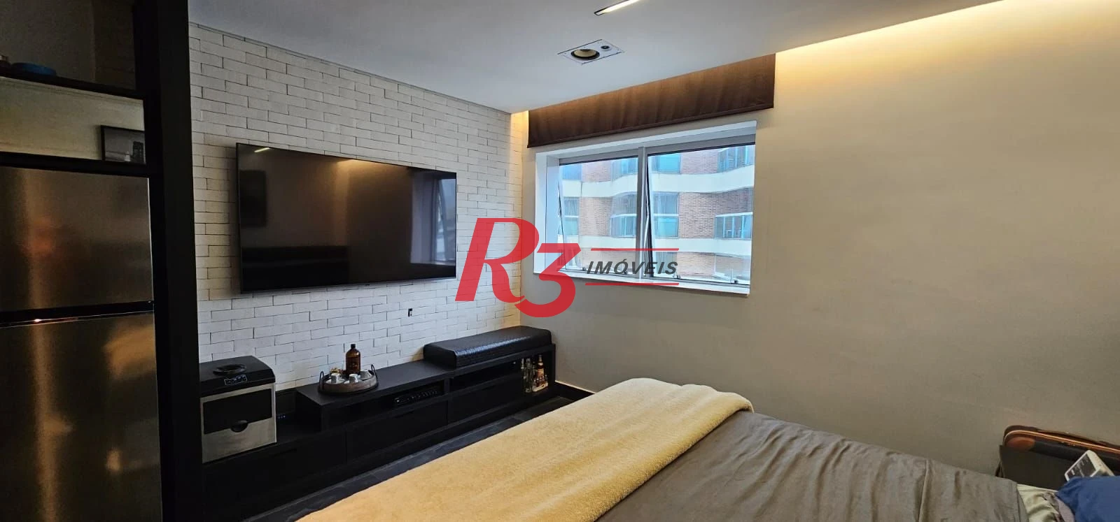 Studio com 1 dormitório à venda, 30 m² por R$ 460.000,00 - Gonzaga - Santos/SP