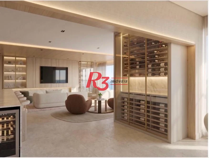 Apartamento com 3 dormitórios à venda, 227 m² por R$ 4.900.000,00 - Ponta da Praia - Santos/SP