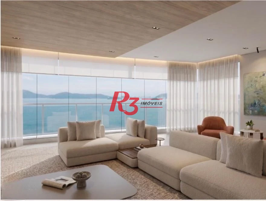 Apartamento com 3 dormitórios à venda, 227 m² por R$ 4.900.000,00 - Ponta da Praia - Santos/SP
