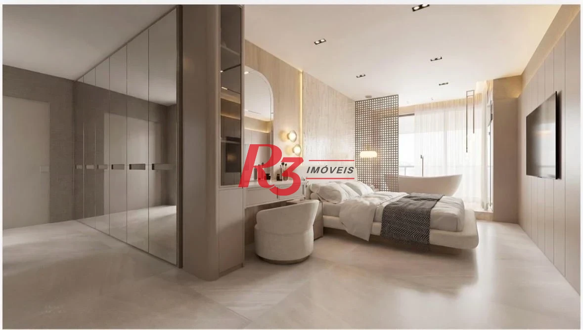 Apartamento com 3 dormitórios à venda, 227 m² por R$ 4.900.000,00 - Ponta da Praia - Santos/SP