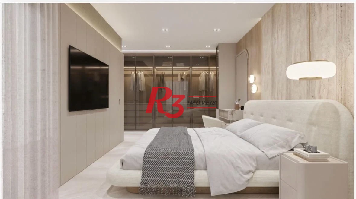 Apartamento com 3 dormitórios à venda, 227 m² por R$ 4.900.000,00 - Ponta da Praia - Santos/SP