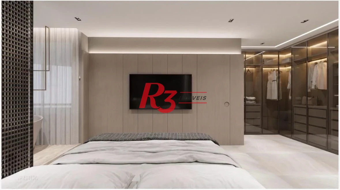 Apartamento com 3 dormitórios à venda, 227 m² por R$ 4.900.000,00 - Ponta da Praia - Santos/SP
