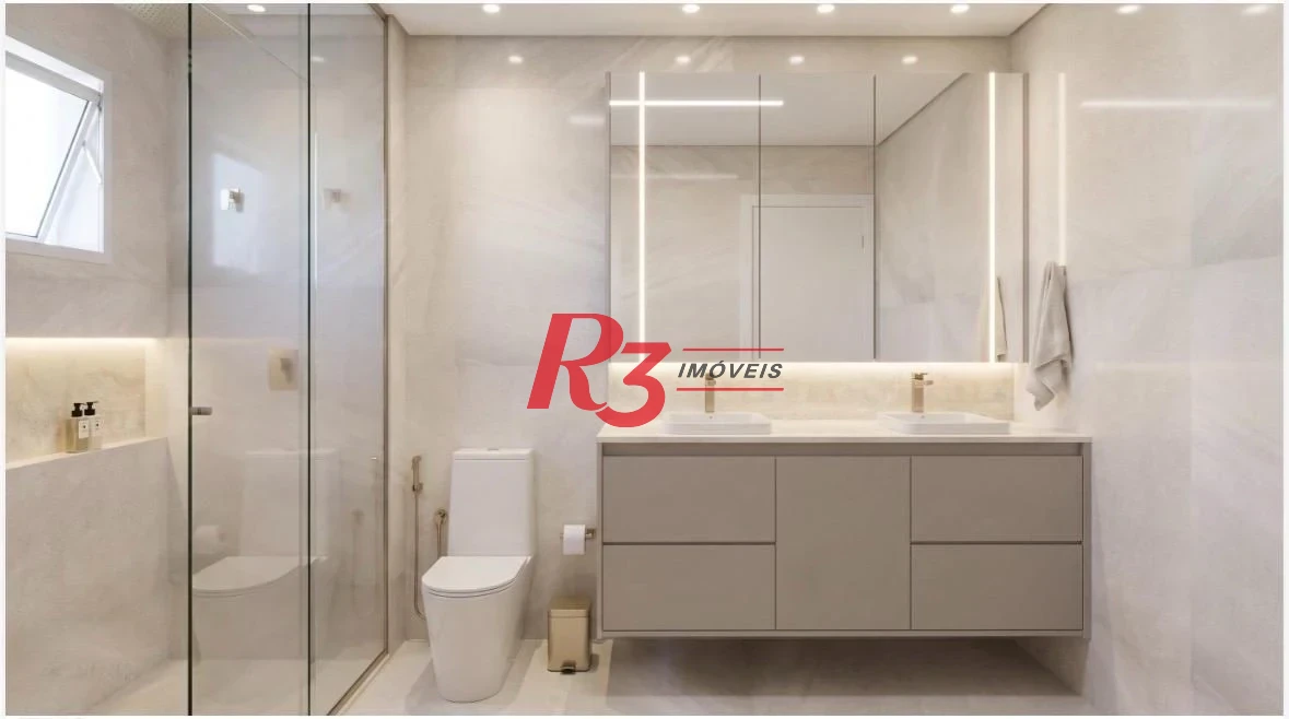 Apartamento com 3 dormitórios à venda, 227 m² por R$ 4.900.000,00 - Ponta da Praia - Santos/SP
