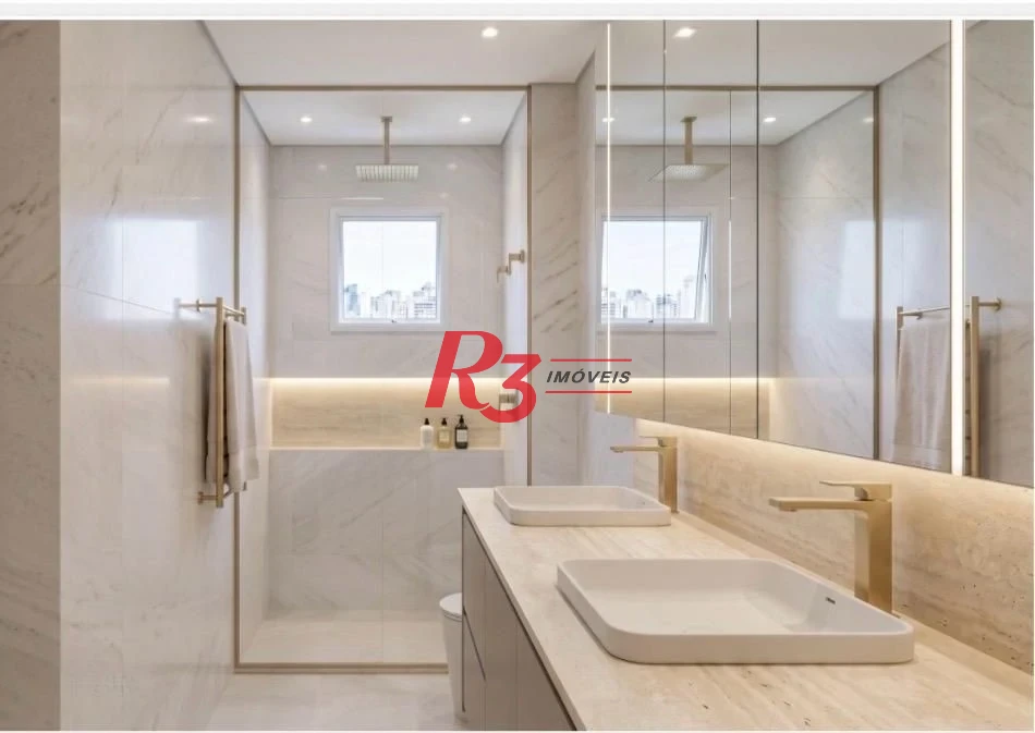 Apartamento com 3 dormitórios à venda, 227 m² por R$ 4.900.000,00 - Ponta da Praia - Santos/SP