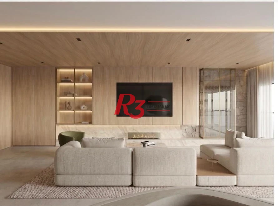 Apartamento com 3 dormitórios à venda, 227 m² por R$ 4.900.000,00 - Ponta da Praia - Santos/SP