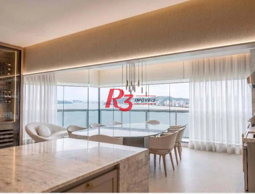 Apartamento com 3 dormitórios à venda, 227 m² por R$ 4.900.000,00 - Ponta da Praia - Santos/SP