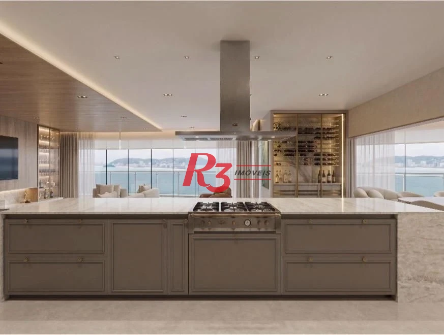 Apartamento com 3 dormitórios à venda, 227 m² por R$ 4.900.000,00 - Ponta da Praia - Santos/SP