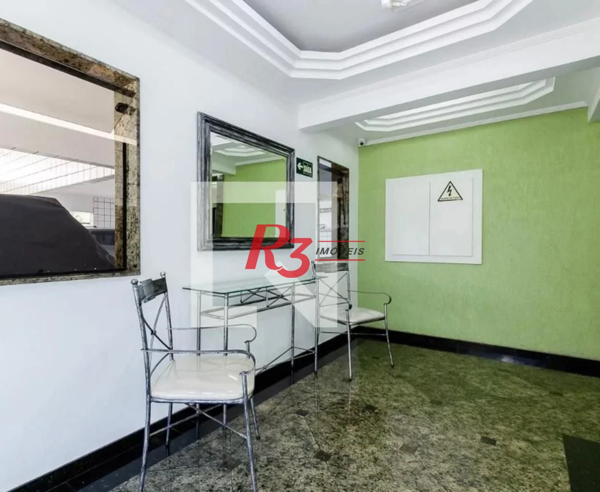 Apartamento com 3 dormitórios à venda, 111 m² por R$ 660.000,00 - Marapé - Santos/SP
